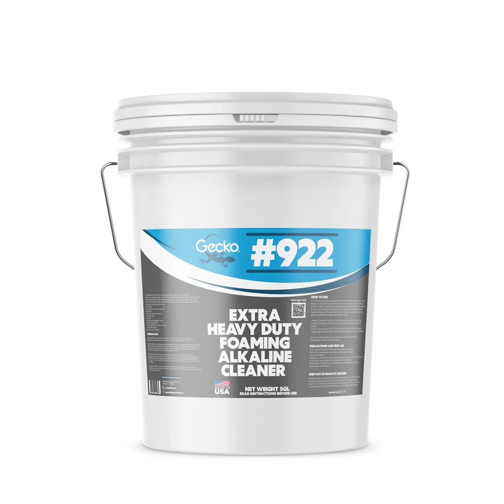Gecko® 922 Extra‑Heavy‑Duty Foaming Alkaline Cleaner